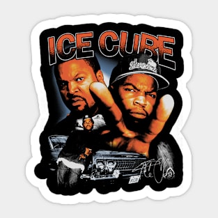 Ice Cube Vintage Sticker